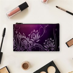 Purple Lotus Cosmetic Bag (Small) 