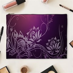 Purple Lotus Cosmetic Bag (XL)