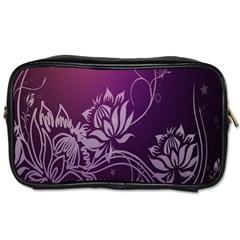 Purple Lotus Toiletries Bags 2-side by Nexatart