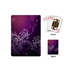 Purple Lotus Playing Cards (Mini) 