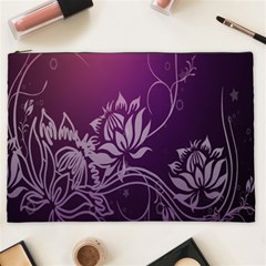 Purple Lotus Cosmetic Bag (XXL) 