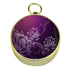 Purple Lotus Gold Compasses