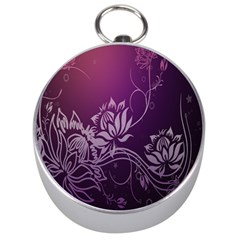 Purple Lotus Silver Compasses