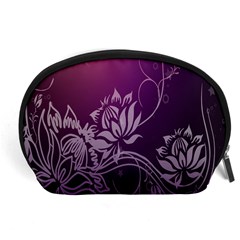 Purple Lotus Accessory Pouches (Large) 