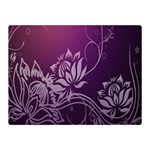 Purple Lotus Double Sided Flano Blanket (Mini)  35 x27  Blanket Front