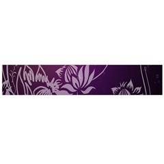 Purple Lotus Flano Scarf (Large)