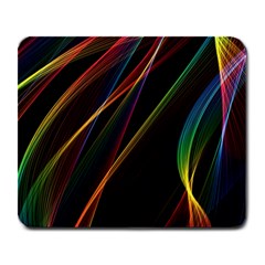 Rainbow Ribbons Large Mousepads by Nexatart