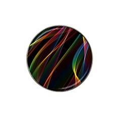 Rainbow Ribbons Hat Clip Ball Marker (4 Pack) by Nexatart