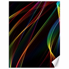 Rainbow Ribbons Canvas 18  X 24   by Nexatart