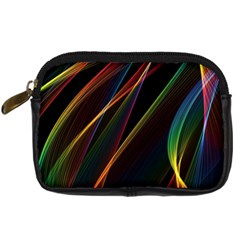 Rainbow Ribbons Digital Camera Cases by Nexatart