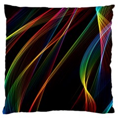 Rainbow Ribbons Standard Flano Cushion Case (two Sides) by Nexatart