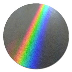 Rainbow Color Spectrum Solar Mirror Magnet 5  (round) by Nexatart