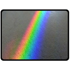 Rainbow Color Spectrum Solar Mirror Fleece Blanket (large)  by Nexatart