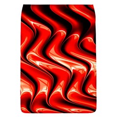 Red Fractal  Mathematics Abstact Flap Covers (l)  by Nexatart