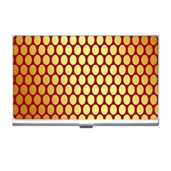 Red And Gold Effect Backing Paper Business Card Holders by Nexatart