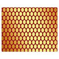 Red And Gold Effect Backing Paper Double Sided Flano Blanket (medium)  by Nexatart