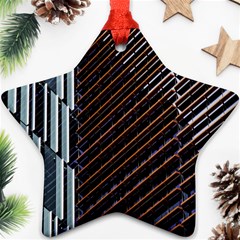 Red And Black High Rise Building Ornament (star) by Nexatart