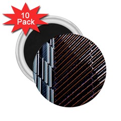 Red And Black High Rise Building 2 25  Magnets (10 Pack)  by Nexatart