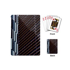 Red And Black High Rise Building Playing Cards (mini)  by Nexatart