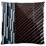 Red And Black High Rise Building Large Cushion Case (Two Sides) Front