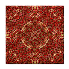 Red Tile Background Image Pattern Tile Coasters by Nexatart