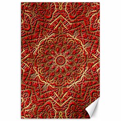 Red Tile Background Image Pattern Canvas 20  X 30   by Nexatart