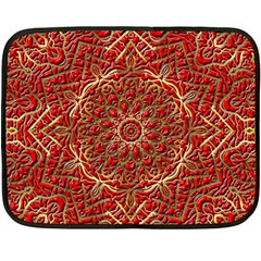 Red Tile Background Image Pattern Fleece Blanket (mini) by Nexatart