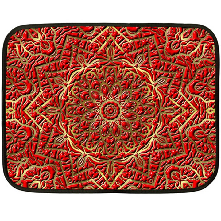 Red Tile Background Image Pattern Fleece Blanket (Mini)