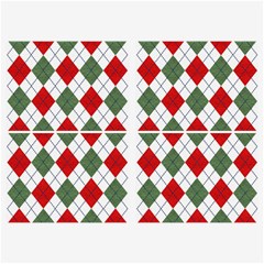 Red Green White Argyle Navy Belt Buckles by Nexatart