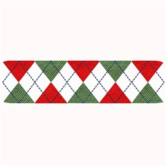 Red Green White Argyle Navy Large Bar Mats by Nexatart