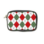 Red Green White Argyle Navy Coin Purse Front