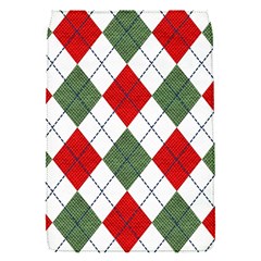 Red Green White Argyle Navy Flap Covers (s)  by Nexatart