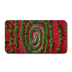 Red Green Swirl Twirl Colorful Medium Bar Mats by Nexatart