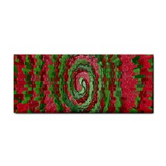 Red Green Swirl Twirl Colorful Cosmetic Storage Cases by Nexatart