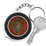 Red Green Swirl Twirl Colorful Measuring Tapes Front