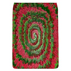 Red Green Swirl Twirl Colorful Flap Covers (l)  by Nexatart