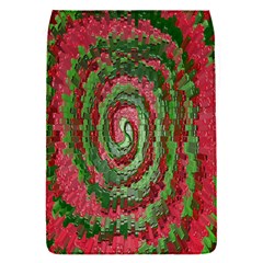 Red Green Swirl Twirl Colorful Flap Covers (s)  by Nexatart