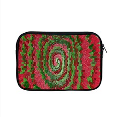 Red Green Swirl Twirl Colorful Apple MacBook Pro 15  Zipper Case