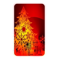 Red Silhouette Star Memory Card Reader by Nexatart