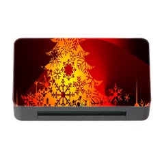 Red Silhouette Star Memory Card Reader With Cf by Nexatart