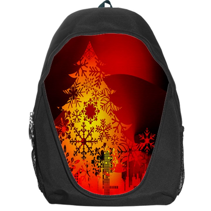 Red Silhouette Star Backpack Bag