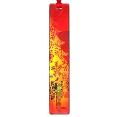 Red Silhouette Star Large Book Marks by Nexatart