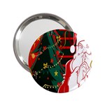 Santa Clause Xmas 2.25  Handbag Mirrors Front