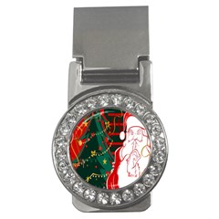 Santa Clause Xmas Money Clips (cz)  by Nexatart