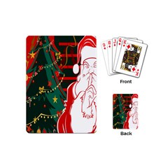 Santa Clause Xmas Playing Cards (mini)  by Nexatart