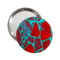 Red Marble Background 2 25  Handbag Mirrors by Nexatart