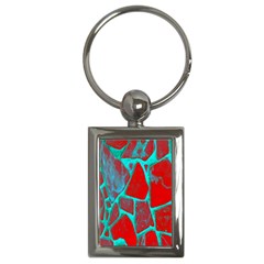 Red Marble Background Key Chains (rectangle)  by Nexatart