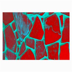 Red Marble Background Large Glasses Cloth (2-side) by Nexatart