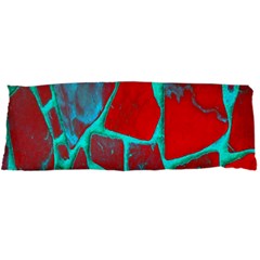 Red Marble Background Body Pillow Case Dakimakura (two Sides) by Nexatart