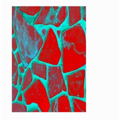 Red Marble Background Large Garden Flag (two Sides) by Nexatart